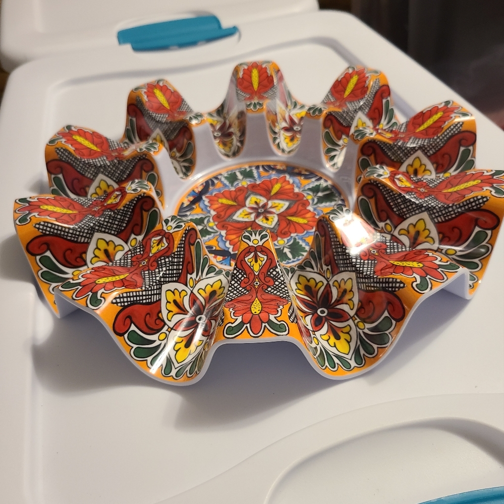 Prepara Taco Holder Carousel Stand - Melamine dish - Holds 10 Tacos - Picture 1 of 8